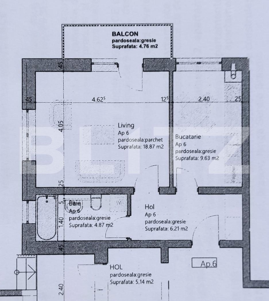 Garsonieră de vânzare Sanpetru - 122072AV | BLITZ Brașov | Poza3