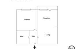 2 camere, 49 mp, balcon, zona sensului giratoriu! Parcare inclusa! Semifinisat!