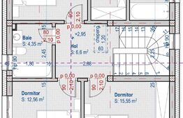 Case individuale, 5 camere, 120 mp , predare semifinisat, Chinteni 