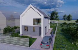 Case individuale, 5 camere, 120 mp , predare semifinisat, Chinteni 