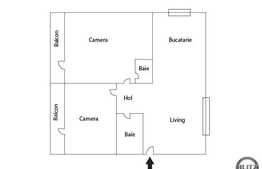 3 camere, 72 mp utili, 2 balcoane inchise, boxa, zona strazii Dionisie Roman!