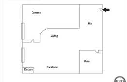 Vanzare 2 camere, 41.34 mp, etaj intermediar, zona Tineretului! Parcare 26 mp!
