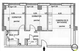 3 camere, 64 mp, semidecomandat, imobil nou 2015, balcon, zona Iulius Mall!