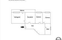 Apartament 3 camere, 65 mp, decomandat, garaj, zona strazii Aurel Vlaicu!