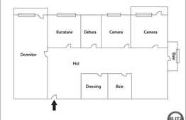 3 camere, 64.5 mp, decomandat, boxa la subsol! Zona strazii Aurel Vlaicu!