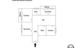 De vanzare apartament cu 3 camere, 72 mp utili, decomandat, zona Piata Marasti!