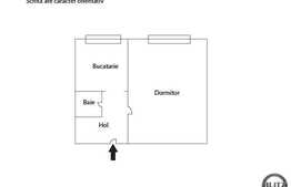 Apartament 1 camera, 36.4 mp utili, decomandat, zona strazii Bucuresti!