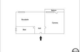 Apartament 1 camera, 44 mp utili, garaj subteran, zona strazii Paris!