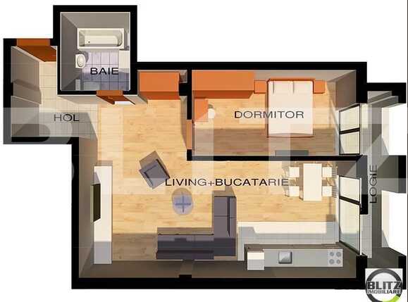 Apartament de vânzare 2 camere Marasti - 12291AV | BLITZ Cluj-Napoca | Poza1