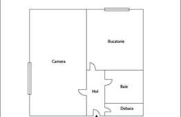 Apartament recent renovat cu 1 camera, 30 mp s loc de parcare si boxa depozitare