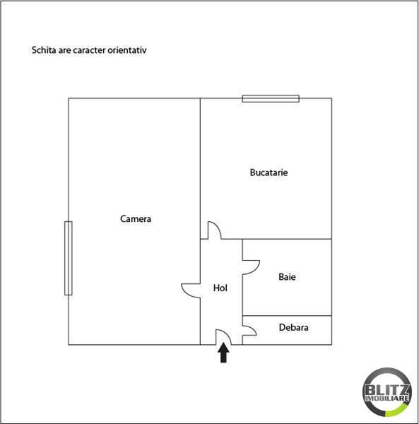 Garsonieră de vânzare Central - 123AV | BLITZ Cluj-Napoca | Poza1