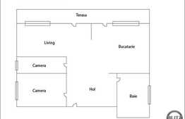 3 camere, semidecomandat, 57 mp, imobil nou, garaj inclus
