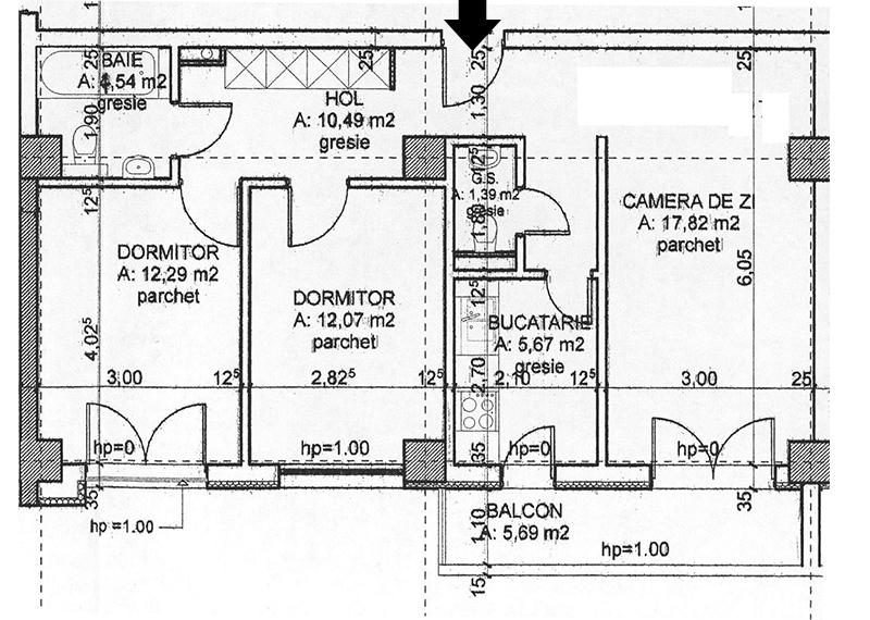 Apartament de vânzare 3 camere Gheorgheni - 12307AV | BLITZ Cluj-Napoca | Poza1