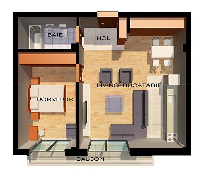 Apartament de vânzare 2 camere Marasti - 12309AV | BLITZ Cluj-Napoca | Poza1