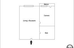 2 camere, semidecomandat, 35 mp, balcon, imobil nou, zona Iulius Mall!