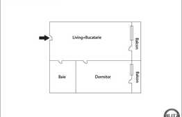 Apartament de vanzare 2 camere, 38 mp utili, semifinisat, zona strazii Dunarii!