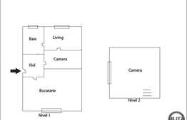 3 camere, 81 mp, 2 nivele, parcare, gradina 50 mp, zona strazii Maramuresuli!