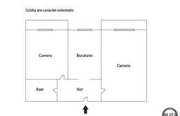 2 camere, 50 mp, decomandat, partial mobilat, zona strazii Parang!