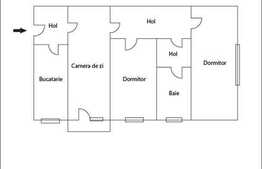 De vanzare, 3 camere, 65 mp, zona Complex Hermes . Boxa la subsol inclusa!