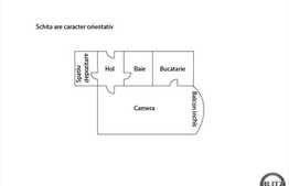 Garsoniera, 25 mp utili, finisata modern, zona Aleeii Negoiu!