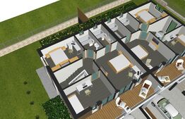 Casa tip duplex 200 mp utili, 300 mp teren, cu view, in Voronet!