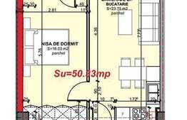 2 camere, semidecomandat, finalizare in 2016, 50.33 mp! Zona Piata Mihai Viteazu