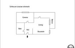 De vanzare 2 camere, 44 mp, zona strazii Florilor! Mobilat modern! Cu parcare!