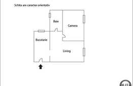 Apartament 2 camere, 34 mp utili, mobilat modern, zona Piata Flora!
