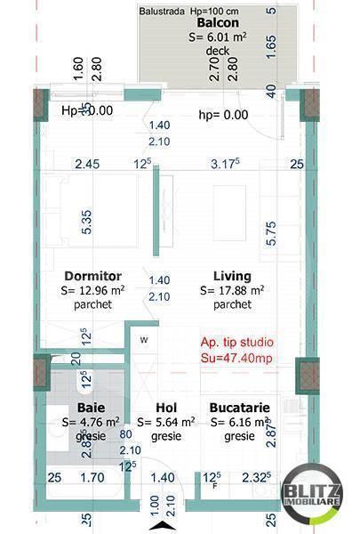 Apartament de vânzare 2 camere Central - 12395AV | BLITZ Cluj-Napoca | Poza1