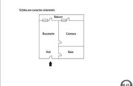 De vanzare 1 camera, 31 mp, balcon, zona aerisita! Etajul 1! Imobil nou!