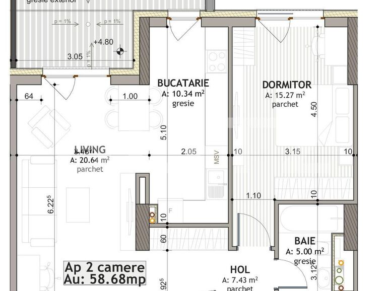 Apartament de vânzare 2 camere Iris - 123998AV | BLITZ Cluj-Napoca | Poza1