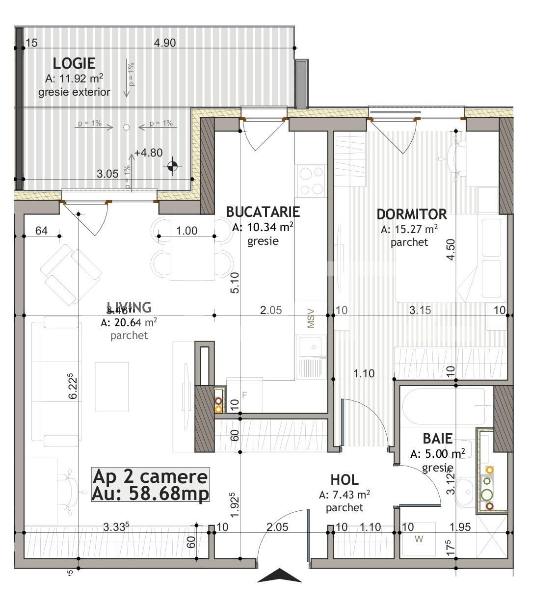 Apartament de vânzare 2 camere Iris - 123998AV | BLITZ Cluj-Napoca | Poza1