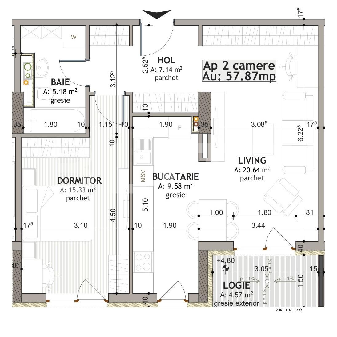 Apartament de vânzare 2 camere Iris - 124001AV | BLITZ Cluj-Napoca | Poza1