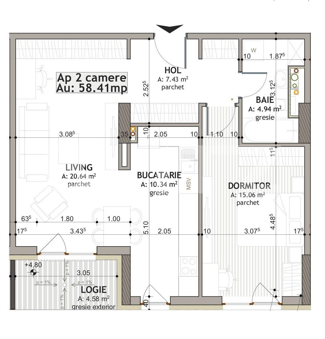 Apartament de vânzare 2 camere Iris - 124002AV | BLITZ Cluj-Napoca | Poza1