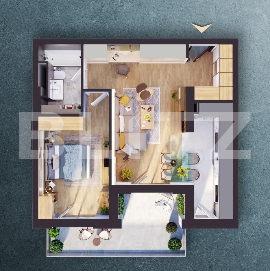 Apartament de vânzare 2 camere Iris - 124010AV | BLITZ Cluj-Napoca | Poza2