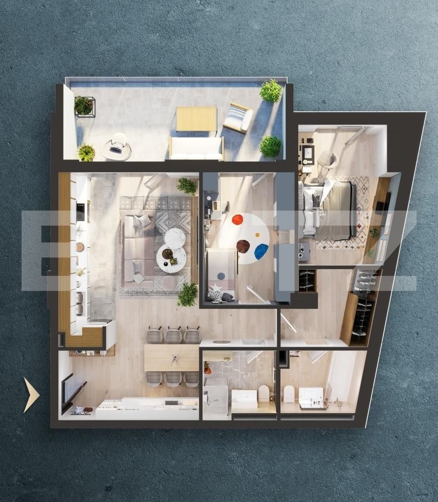Apartament de vânzare 3 camere Iris - 124012AV | BLITZ Cluj-Napoca | Poza3
