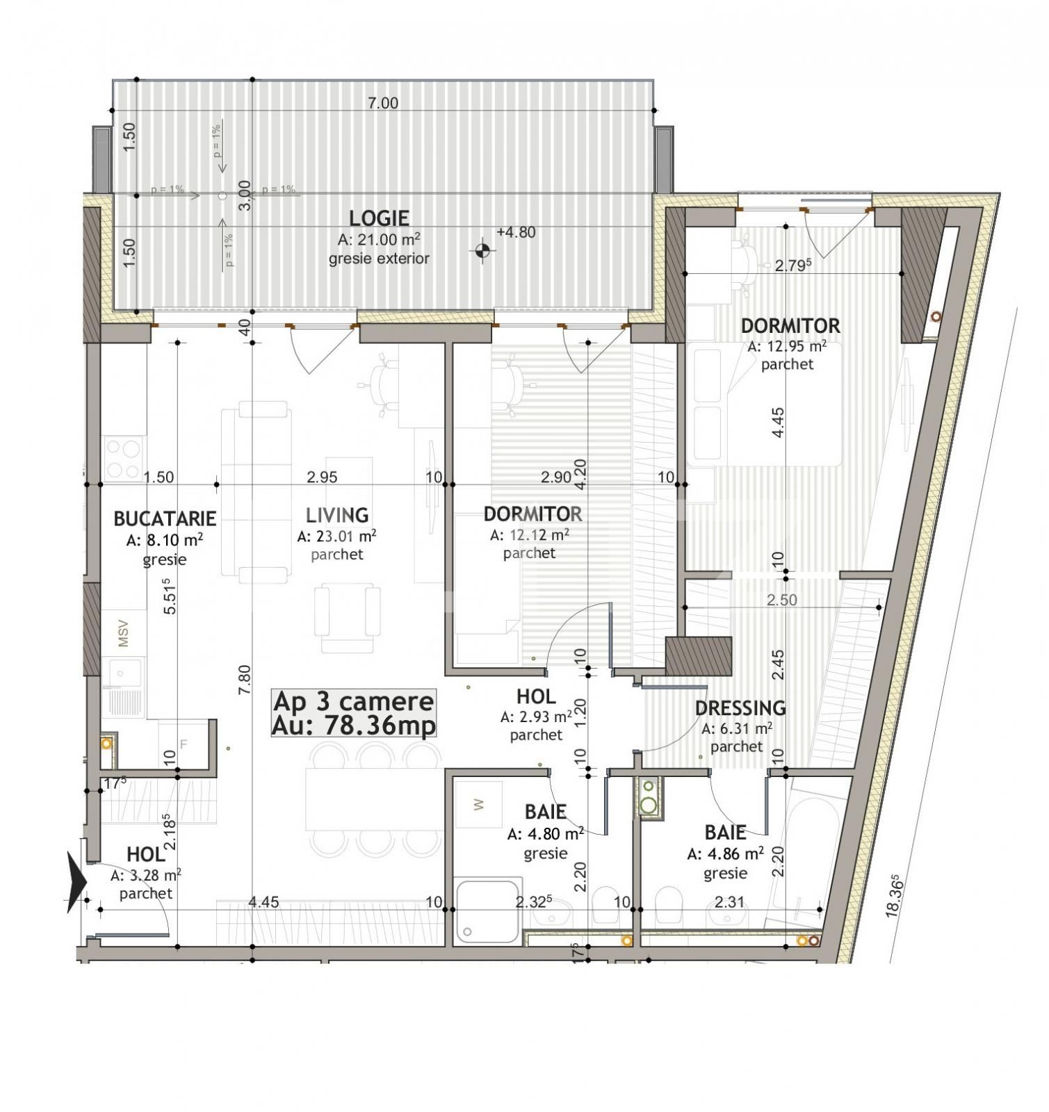 Apartament de vânzare 3 camere Iris - 124012AV | BLITZ Cluj-Napoca | Poza1