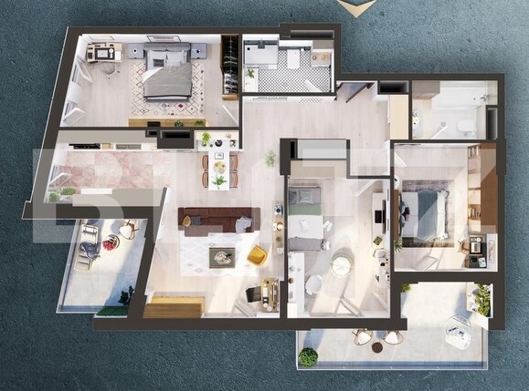 Apartament de vânzare 4 camere Iris - 124013AV | BLITZ Cluj-Napoca | Poza1