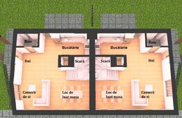 Oportunitate! Casa tip duplex, 154 mp utili, 200 mp teren, zona Auchan Iris