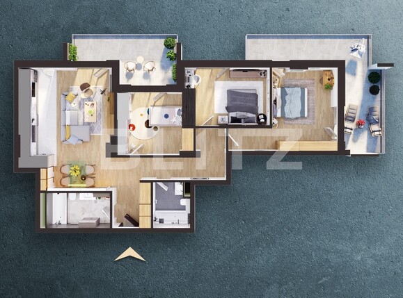 Apartament de vânzare 4 camere Iris - 124031AV | BLITZ Cluj-Napoca | Poza1