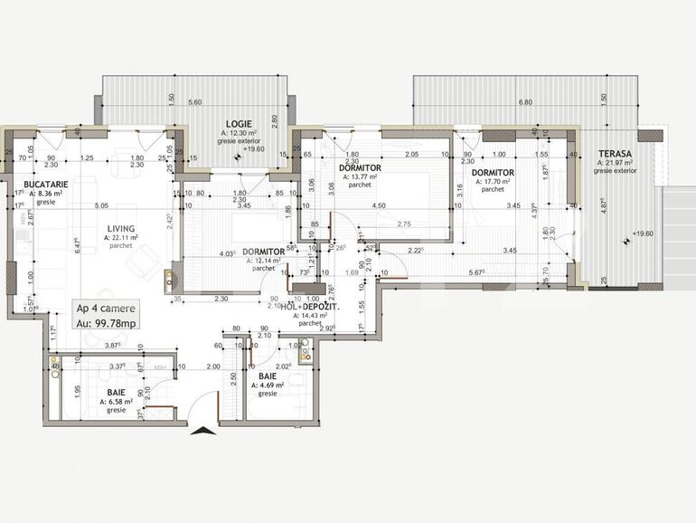 Apartament de vânzare 4 camere Iris - 124031AV | BLITZ Cluj-Napoca | Poza1