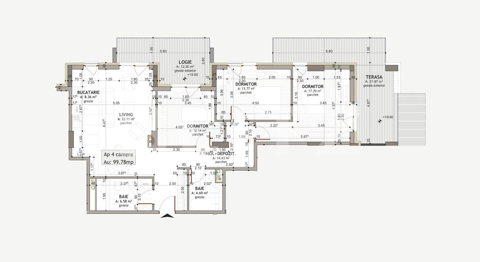 Apartament de vânzare 4 camere Iris - 124031AV | BLITZ Cluj-Napoca | Poza1