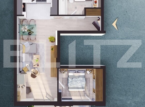 Apartament de vânzare 2 camere Iris - 124039AV | BLITZ Cluj-Napoca | Poza1