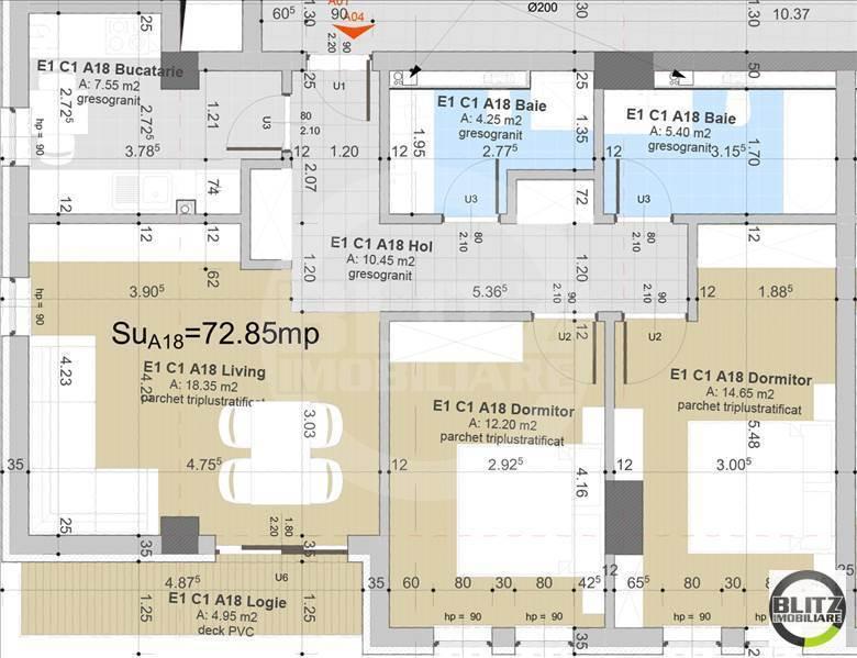 Apartament de vânzare 3 camere Gheorgheni - 12406AV | BLITZ Cluj-Napoca | Poza1