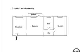 2 camere, 48 mp utili, etaj intermediar, balcon, boxa, zona Iulius Mall!