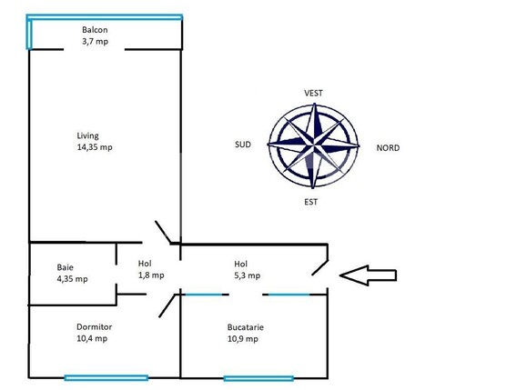 Apartament de vânzare 2 camere Manastur - 124083AV | BLITZ Cluj-Napoca | Poza9