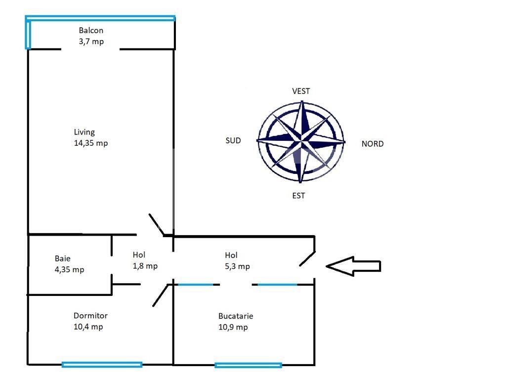 Apartament de vânzare 2 camere Manastur - 124083AV | BLITZ Cluj-Napoca | Poza9
