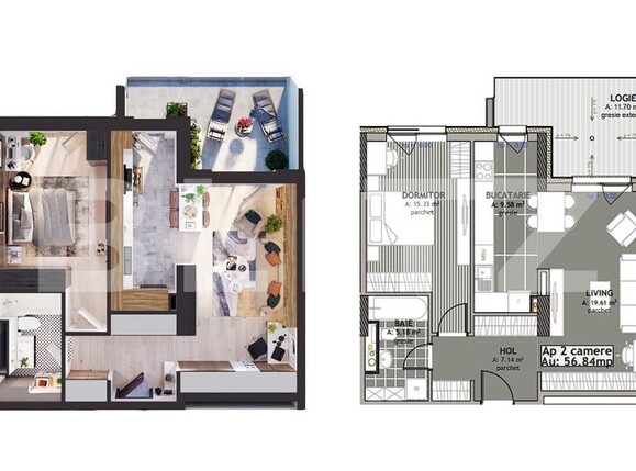 Apartament de vânzare 2 camere Iris - 124099AV | BLITZ Cluj-Napoca | Poza2