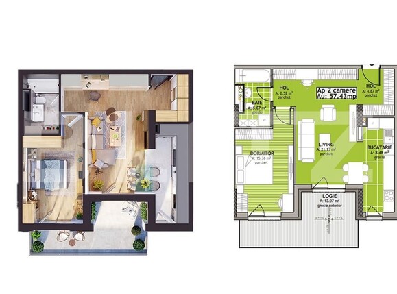 Apartament de vânzare 2 camere Iris - 124101AV | BLITZ Cluj-Napoca | Poza3