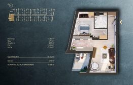 Apartament 2 camere intr-un Ansamblu rezidential Premium, zona Fabricii